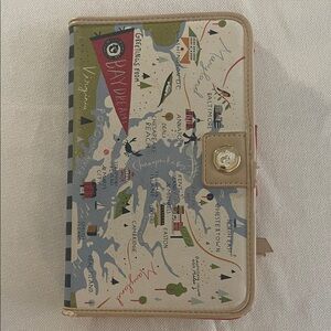 Spartina 449 Easter Shore MD Beaches Wallet with Gold Details
